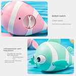 Load image into Gallery viewer, Cute Wind-up Baby Bath Toy, Cartoon Fish, Floating Water Game
