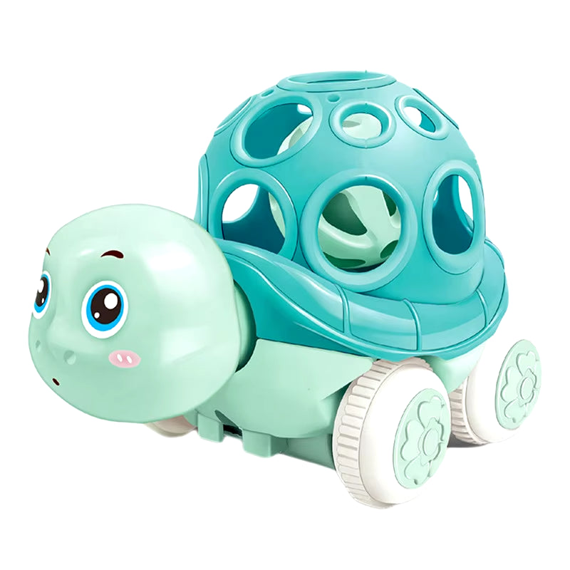 Soft Rubber Push & Go Car Toy for 6-12 Month Infants, Friction Truck