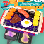 Load image into Gallery viewer, Kids BBQ Set with Spray, Light, Sound, Pretend Play Toy
