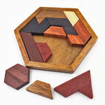 Load image into Gallery viewer, Hexagonal Wooden Puzzle IQ Game for Kids
