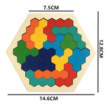 Load image into Gallery viewer, Hexagonal Wooden Puzzle IQ Game for Kids
