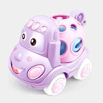 Load image into Gallery viewer, Soft Rubber Push &amp; Go Car Toy for 6-12 Month Infants, Friction Truck
