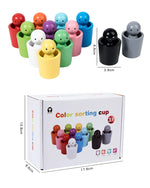 Load image into Gallery viewer, Color Sorting Toys Wooden Peg Dolls Early Learning
