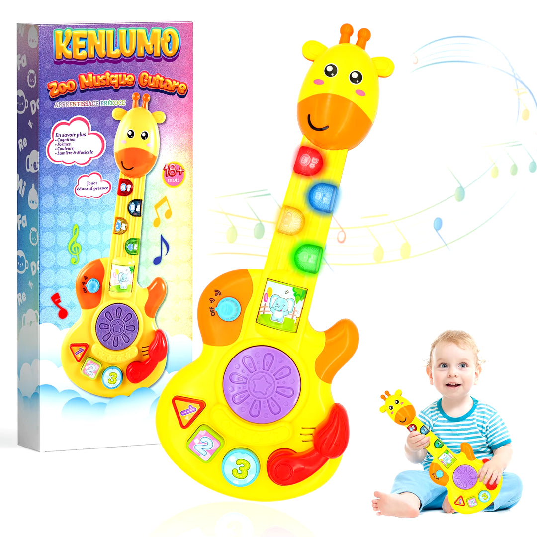 Giraffe Baby Guitar Toy 18+ Months, Musical, Lights, Sounds