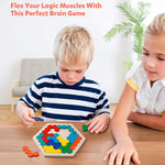 Load image into Gallery viewer, Hexagonal Wooden Puzzle IQ Game for Kids
