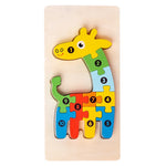 Load image into Gallery viewer, 3D Montessori Wooden Dinosaur Puzzle Colorful Educational Toy
