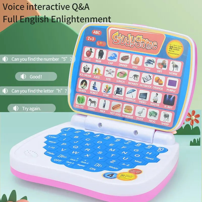 Kids Learning Laptop Toy for 2-3 Years, ABC, Numbers, Maths & Music