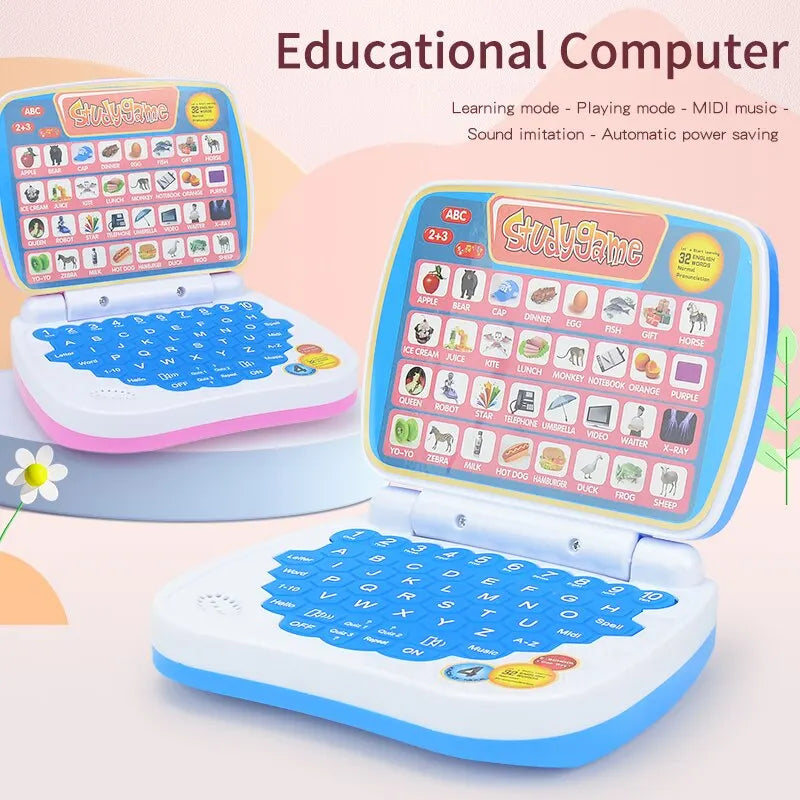 Kids Learning Laptop Toy for 2-3 Years, ABC, Numbers, Maths & Music