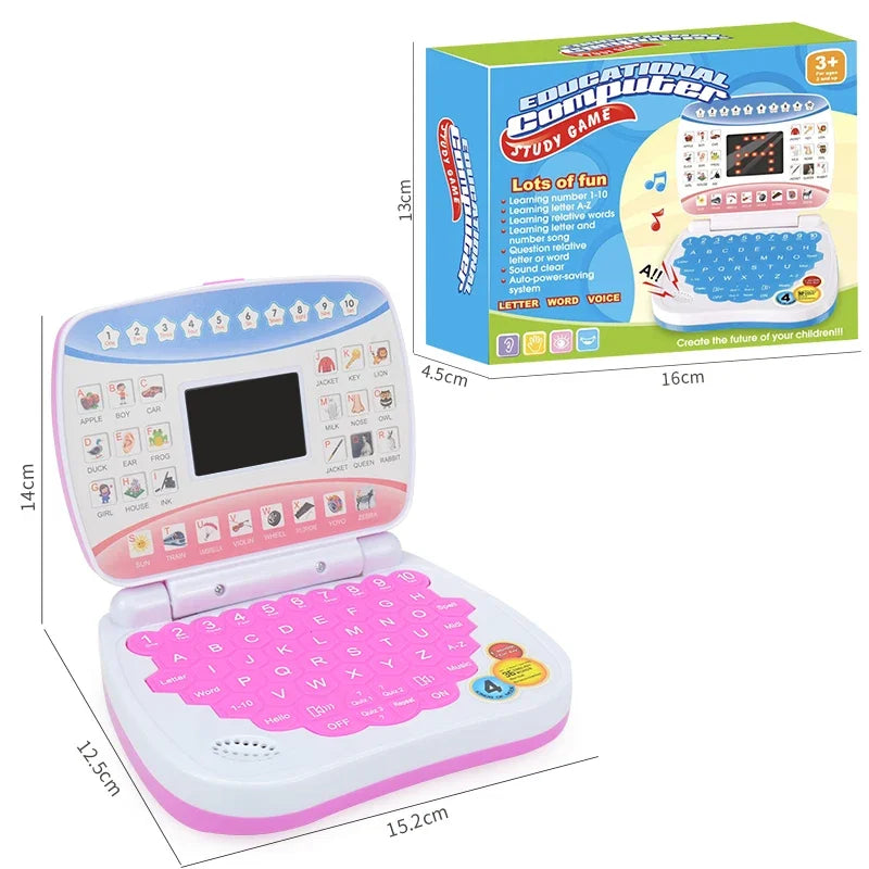 Kids Learning Laptop Toy for 2-3 Years, ABC, Numbers, Maths & Music