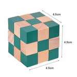 Load image into Gallery viewer, IQ Puzzle Wooden Dragon Tail Magic Cube Brain Teaser Toy
