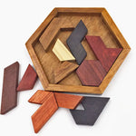 Load image into Gallery viewer, Hexagonal Wooden Puzzle IQ Game for Kids
