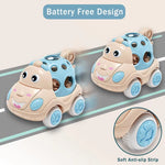 Load image into Gallery viewer, Soft Rubber Push &amp; Go Car Toy for 6-12 Month Infants, Friction Truck
