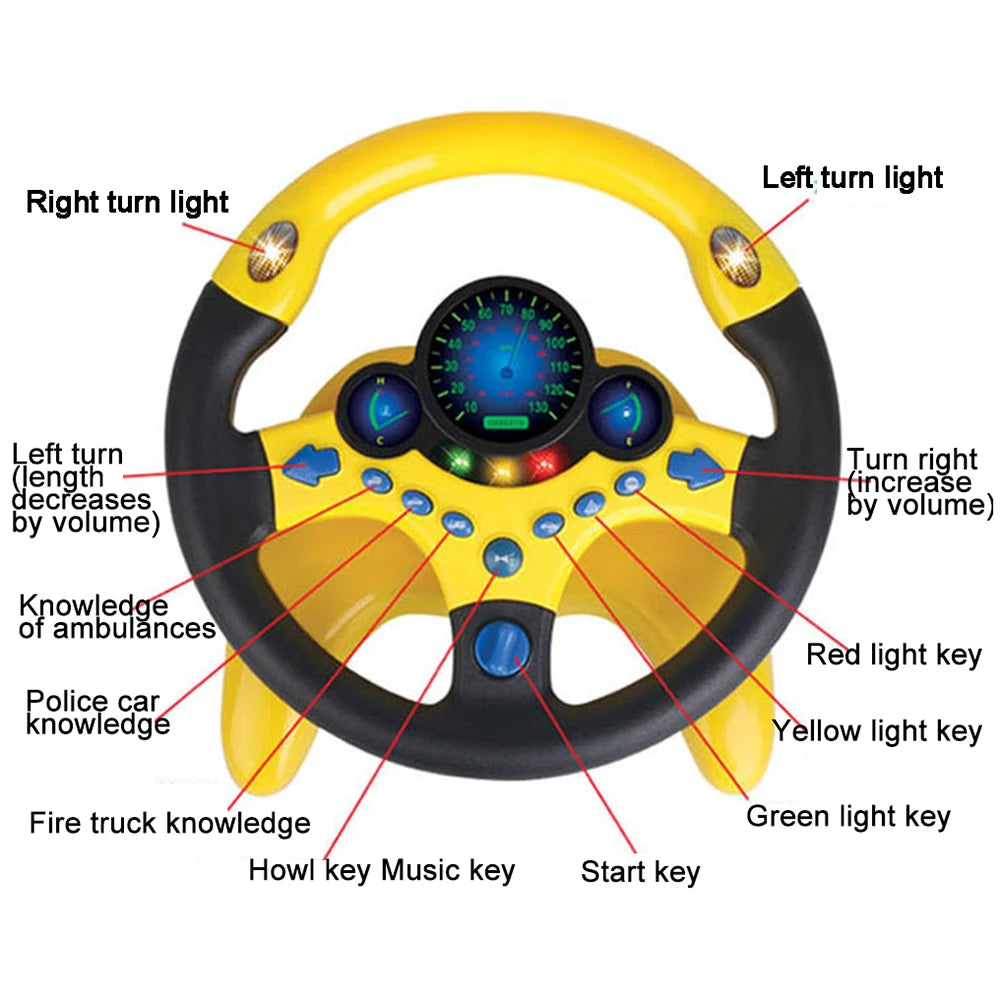 Car Steering Wheel Music Toy