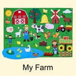 Load image into Gallery viewer, Farm Animals Felt Storyboard Toy for Kids Early Learning
