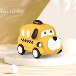 Load image into Gallery viewer, Soft Rubber Push &amp; Go Car Toy for 6-12 Month Infants, Friction Truck
