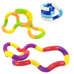 Load image into Gallery viewer, Tangle Fidget Toy Rainbow Circle Stress Relief Autism
