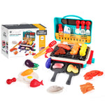 Load image into Gallery viewer, Kids BBQ Set with Spray, Light, Sound, Pretend Play Toy
