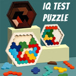 Load image into Gallery viewer, Hexagonal Wooden Puzzle IQ Game for Kids
